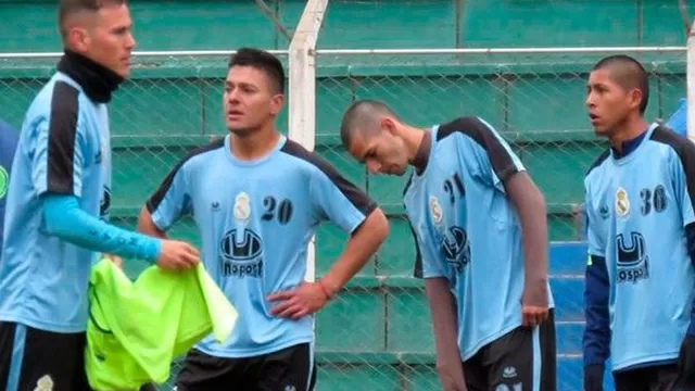 Los futbolistas de Real Potosí están en paro desde el lunes (Foto: aclo.org).