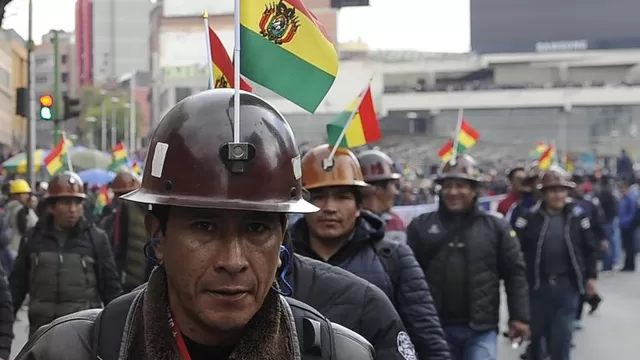 Siguen las protestas en Bolivia. | Foto: AFP
