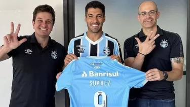 Luis Suárez en el Gremio / Twitter