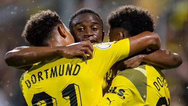 Borussia Dortmund avanzó a la segunda ronda en la Copa de Alemania