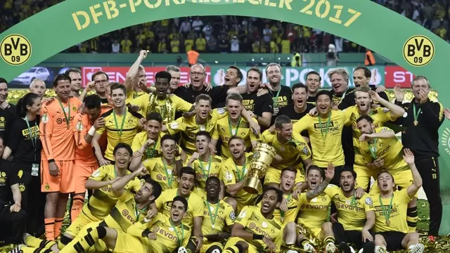 Borussia Dortmund conquistó la Copa de Alemania gracias a Aubameyang