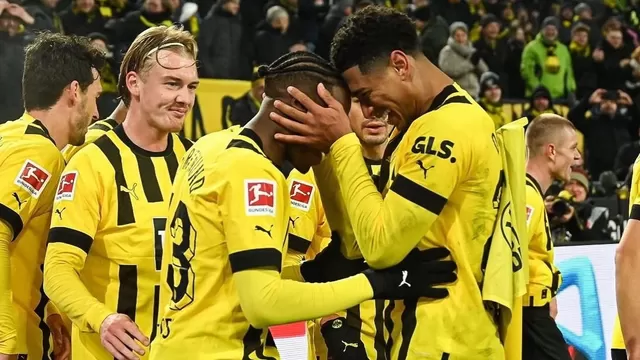 Dortmund alcanzó los 28 puntos en la liga alemana y se ubica en la sexta casilla. | Foto: Borussia Dortmund.