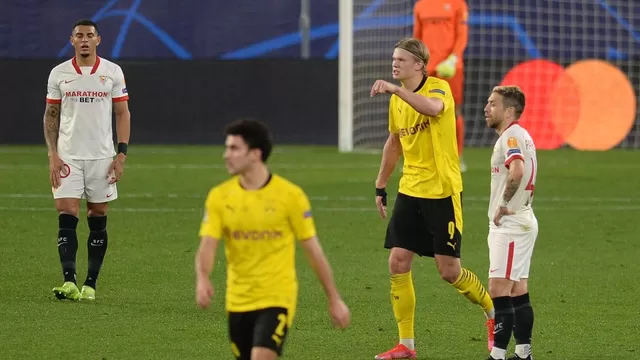 Borussia Dortmund: Error en salida del Sevilla terminó en el gol de Haaland