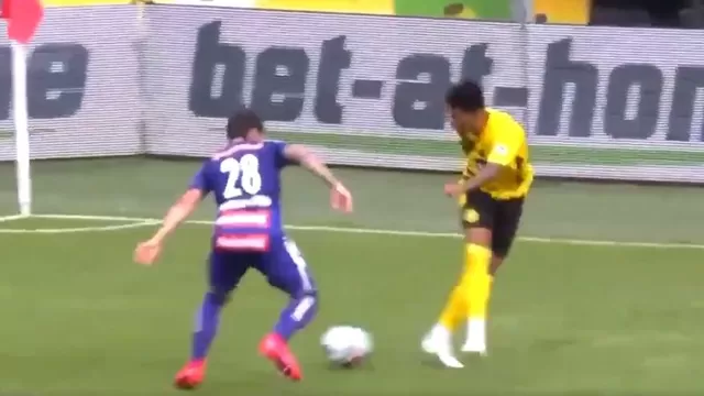 Borussia Dortmund: Jadon Sancho dejó en ridículo a rival con genialidad