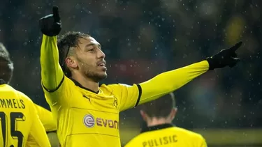 Aubameyang quedó eliminado en la Copa Africana y volvió a Alemania.