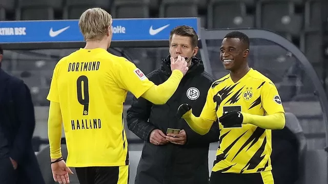 Borussia Dortmund: Moukoko, de 16 años, se convirtió en el más joven en jugar en la Bundesliga 