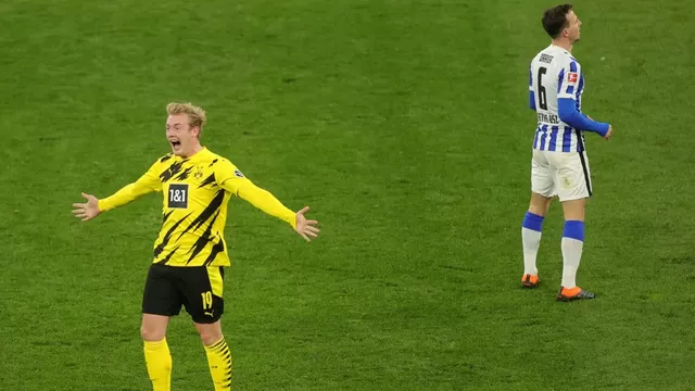 Borussia Dortmund celebró en su casa. | Foto: AFP/Video: Espn