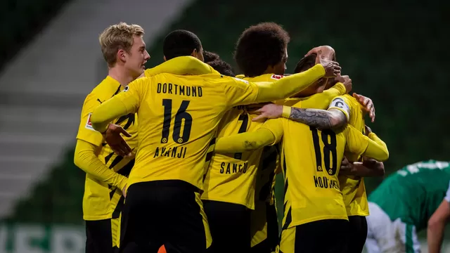 Borussia Dortmund venció 2-1 al Werder Bremen por la Bundesliga