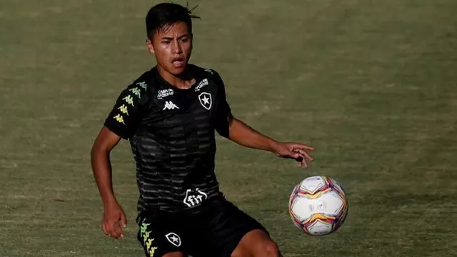 Alexander Lecaros, atacante peruano del Botafogo de 20 años. | Foto: Facebook/Video: @ce_sangenetto