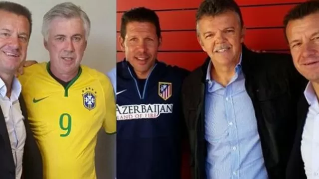 Brasil: Dunga se reunió en Madrid con Ancelotti y Simeone