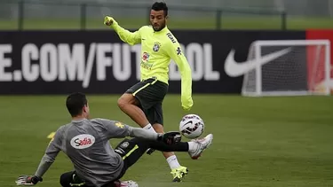 Felipe Anderson fue convocado solo para los amistosos de Brasil. Foto: agencias