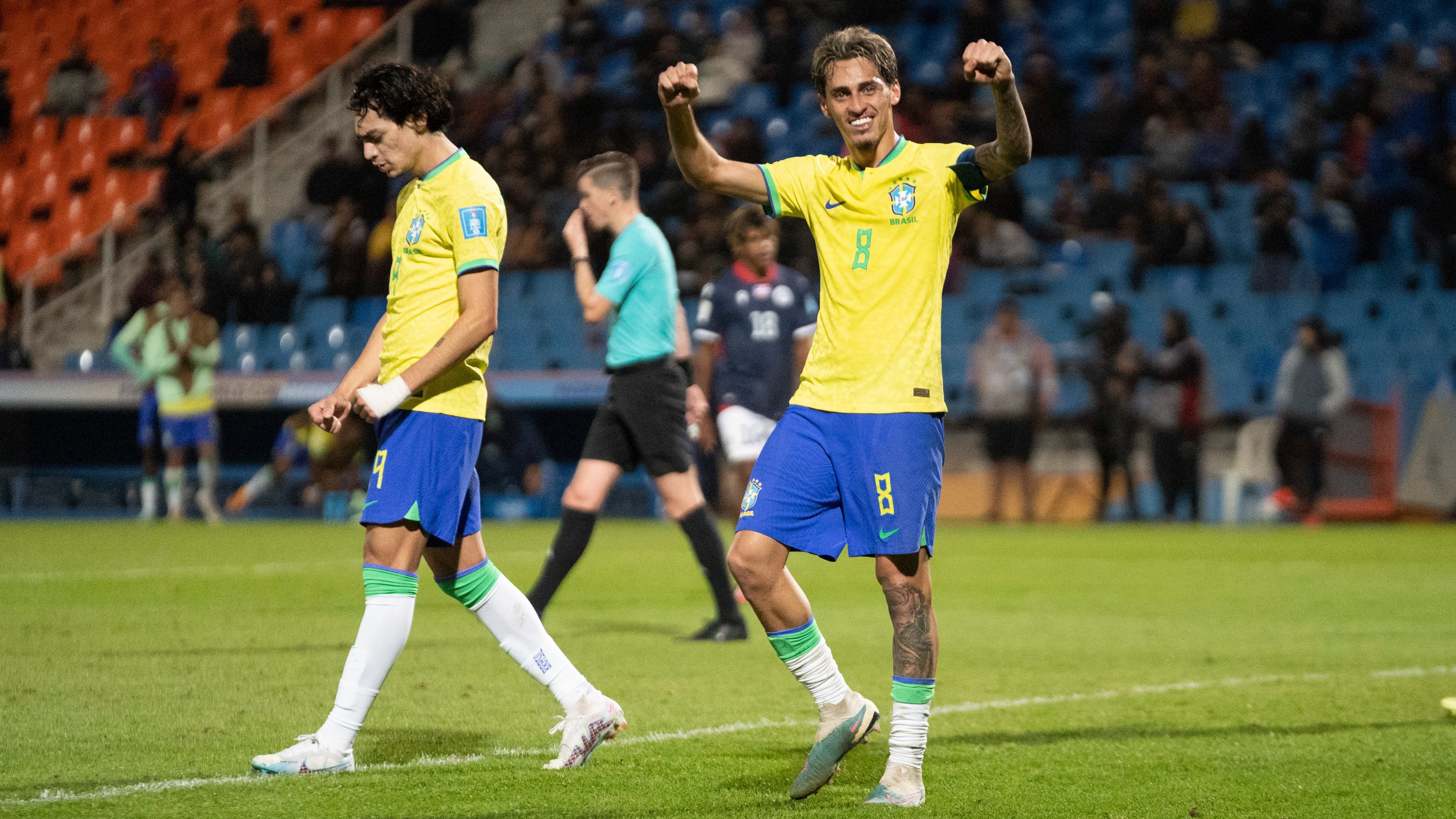 Brasil aplastó 6-0 a Rep. Dominicana y recuperó terreno en la Copa del Mundo Sub-20