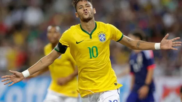 Brasil aplastó a Japón con un 'póker' de Neymar