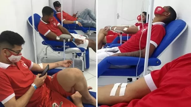 Un total de 17 jugadores del club Río Branco FC de Acre fueron hospitalizados | Foto: Intagram.