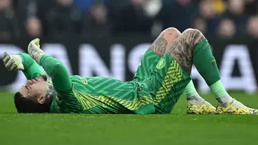 Ederson sufrió un duro choque en el encuentro frente a Tottenham, hecho que lo aleja de las canchas / Foto: AFP