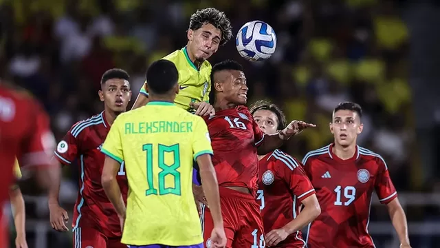 Brasil empató 1-1 con Colombia y clasificó al hexagonal final del Sudamericano Sub-20