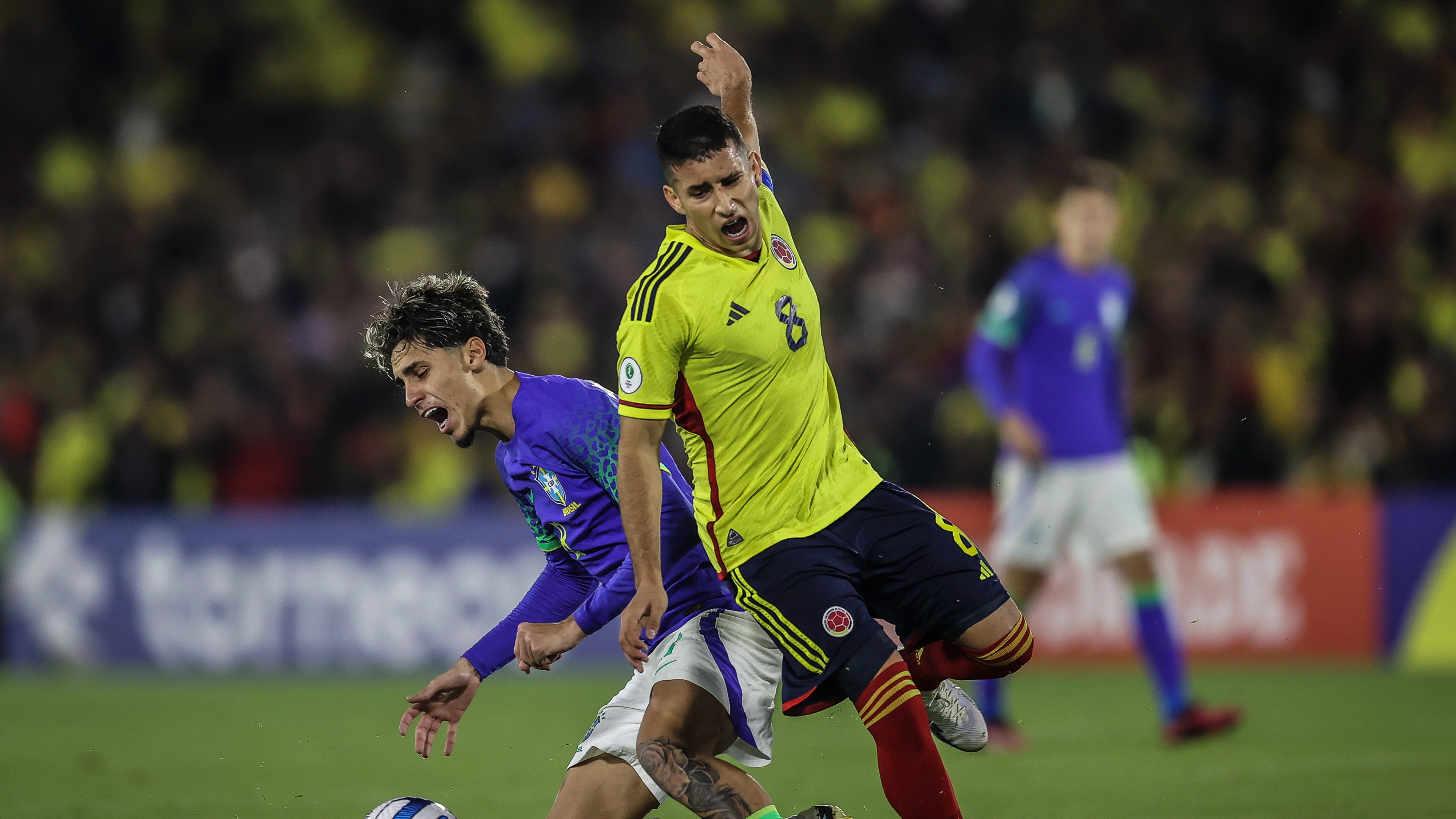 Brasil empató sin goles ante Colombia en el Sudamericano Sub-20 y cedió terreno en la pelea por el título