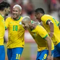 Brasil goleó 5-1 a Corea del Sur en un amistoso de preparación de cara al Mundial