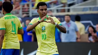 ¡Brasil no perdona! Rodrygo marca golazo en amistoso contra Estados Unidos