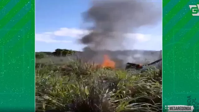 El piloto de la avioneta también murió. | Video: @mesaredonda