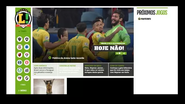 Las portadas del triunfo de Brasil en la Copa Am&amp;eacute;rica 2019.-foto-6