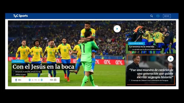 Las portadas del triunfo de Brasil en la Copa Am&amp;eacute;rica 2019.-foto-7
