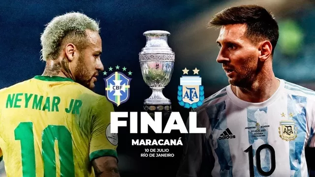 Brasil vs. Argentina: MIRA aquí EN VIVO la final de la Copa América 2021