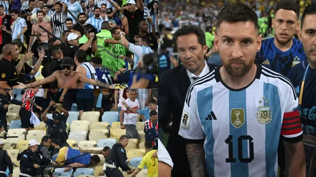 Brasil vs. Argentina en Maracaná se ve ensombrecido por la violencia en las tribunas. | Fotos: AFP/Video: El Rincón del Hincha - América Deportes (Fuente: TyC Sports 