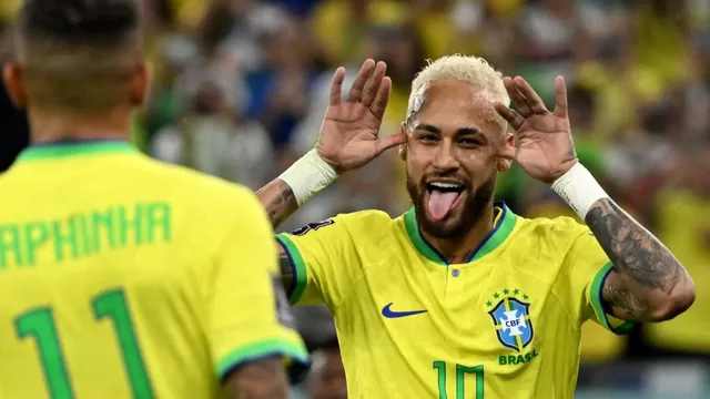 Neymar marcó de penal el segundo gol de Brasil. | Foto: AFP/Video: Canal N (Fuente: Latina)