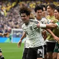 Kaishu Sano remató con calidad y anotó el 1-0 de Japón vs Brasil