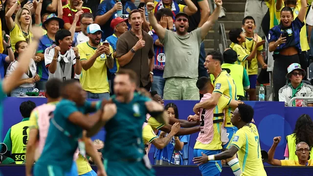 Brasil venció 2-1 a Japón en el último suspiro del partido en el Estadio Houston y se metió a octavos de final del Mundial 2026. | Reuters by Phil Noble