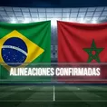 Brasil vs Marruecos: Alineaciones del partidazo por el Mundial 2026