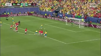 ¡Para qué te traje! Guimaraes falló el penal que pudo ser el 1-0 de Brasil vs. Noruega