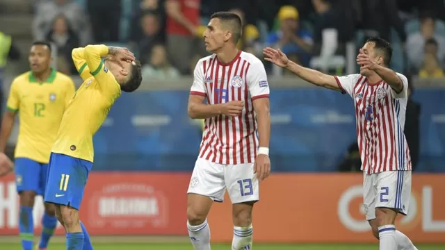 Brasil avanzó a las semifinales de la Copa América tras vencer por penales 4-3 a Paraguay | Foto: AFP.