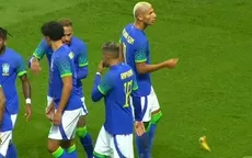 Brasil vs. Túnez: Lanzan un plátano a Richarlison en la celebración de su gol - Noticias de utc