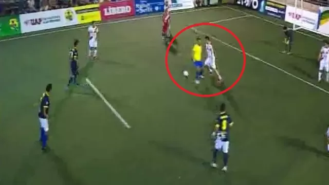 Brasileño Falcao se ganó una ovación por este &quot;huachón&quot; a rival