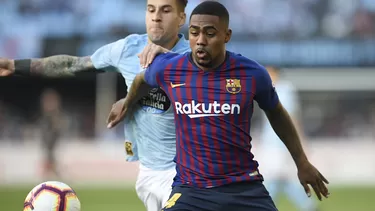 Malcom fue uno de los pocos que dio la cara en el FC Barcelona tras caer en la final de la Copa del Rey. | Foto: AFP