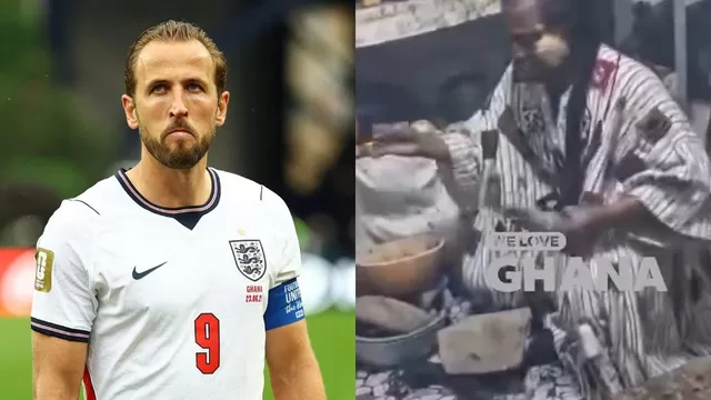Harry Kane ya habría quedado liberado tras hechizo de brujo ghanés. Foto: Reuters / Video: @weloveghana