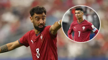 Bruno Fernandes le dedicó emotivo mensaje a Cristiano Ronaldo y futbolistas de Portugal tras eliminación del Mundial / Foto: Reuters - JEROME MIRON Bruno Fernandes le dedicó emotivo mensaje a Cristiano Ronaldo y futbolistas de Portugal tras eliminación del Mundial / Foto: Reuters - JEROME MIRON