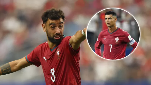 Bruno Fernandes le dedicó emotivo mensaje a Cristiano Ronaldo y futbolistas de Portugal tras eliminación del Mundial / Foto: Reuters - JEROME MIRON