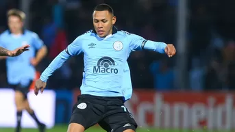 Bryan Reyna brindó dos asistencias de gol en triunfo de Belgrano en la liga argentina