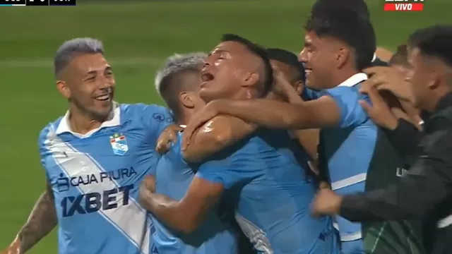 Catriel Cabello anotó el segundo de Sporting Cristal sobre Junior tras una gran jugada en el área / ESPN