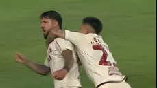 Caín Fara ingresó al área y convirtió el empate de Universitario 1-1 sobre Nacional por Copa Libertadores / Fuente: ESPN