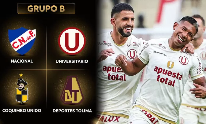 Calendario de Universitario Fase Grupos Copa Libertadores | América ...