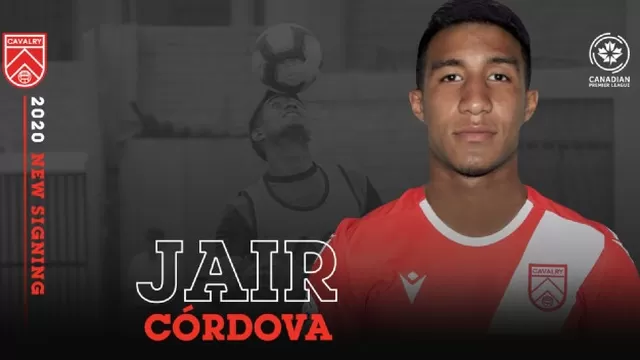 Jair Córdova, delantero peruano de 23 años. | Video: @CPLCavalryFC