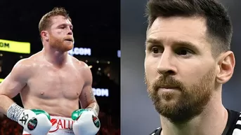 'Canelo' Álvarez amenaza a Messi por supuesto gesto con la camiseta de México