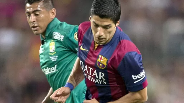 Captaron el primer mordisco de Luis Suárez en el Barcelona