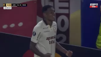 Carabalí anotó 4-2 de Universitario vs Nacional por Libertadores