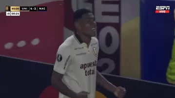 Carabalí anotó 4-2 de Universitario vs Nacional por Libertadores