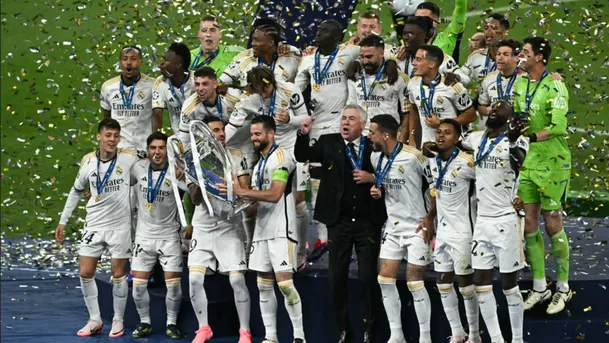 Real Madrid, dirigido por Carlo Ancelotti, fue el último campeón de la Champions League / Foto: AFP